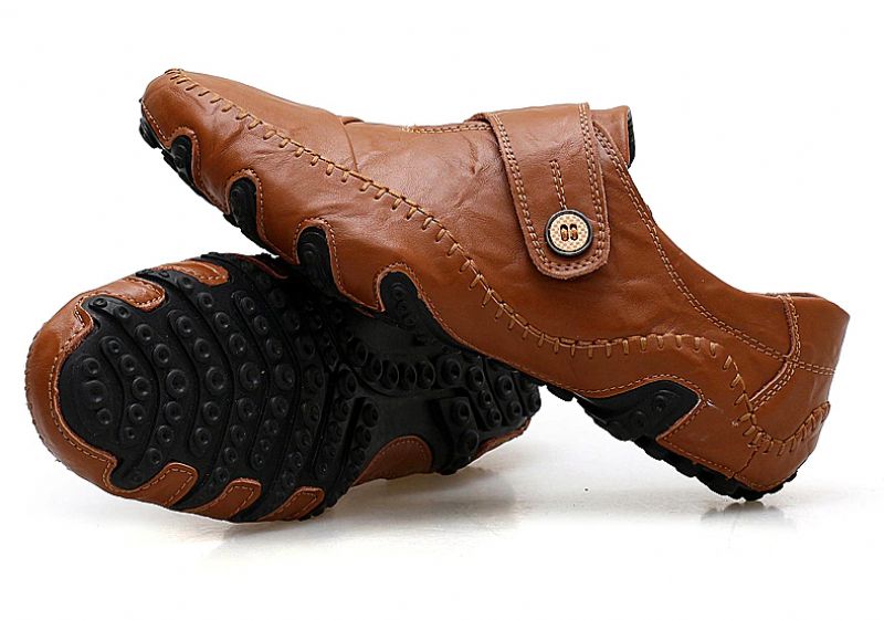 Lucky Miesten Loafers Vapaa-ajan Kengät - Ruskea