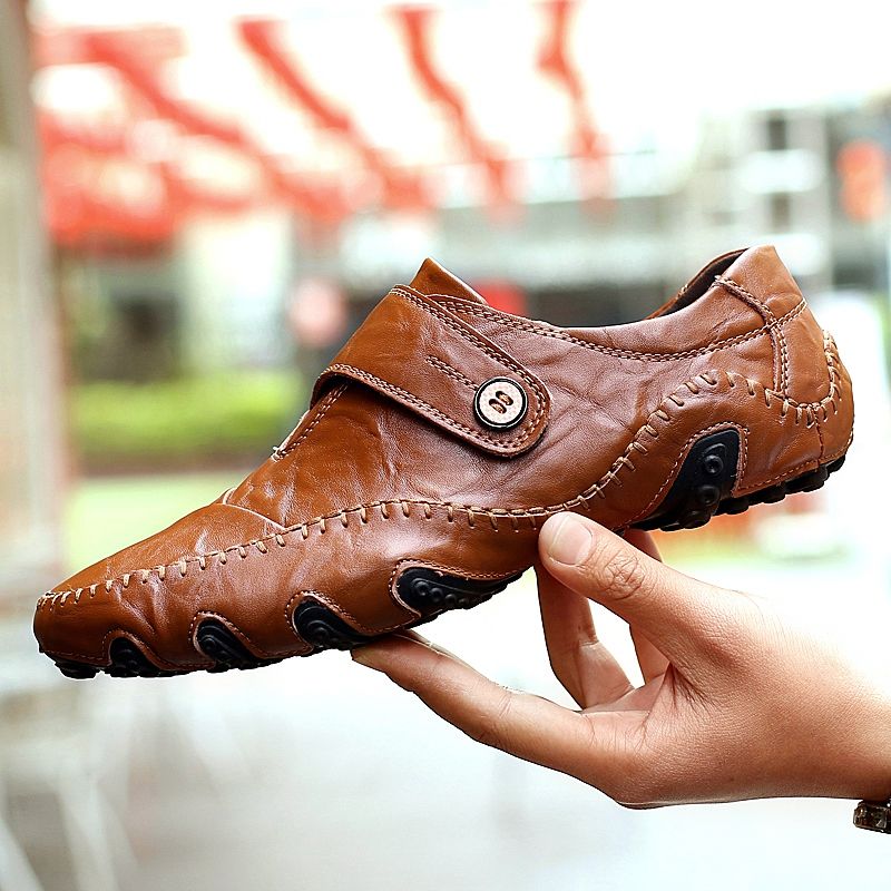Lucky Miesten Loafers Vapaa-ajan Kengät - Ruskea