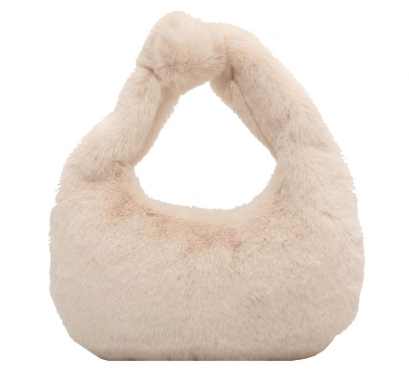 Lucy Naisten Keinonahkainen Muotikäsilaukku - Beige
