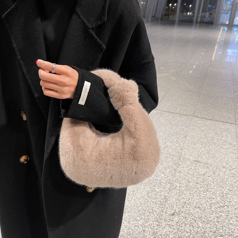 Lucy Naisten Keinonahkainen Muotikäsilaukku - Beige