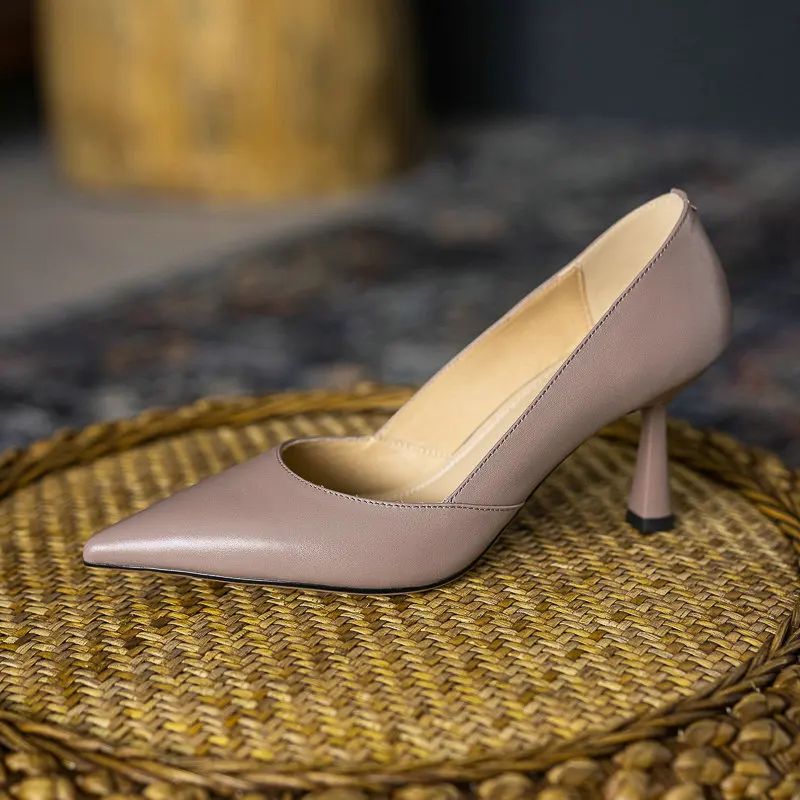 Luisa Naisten Häät Ohuet Korkeat Pumput - Beige