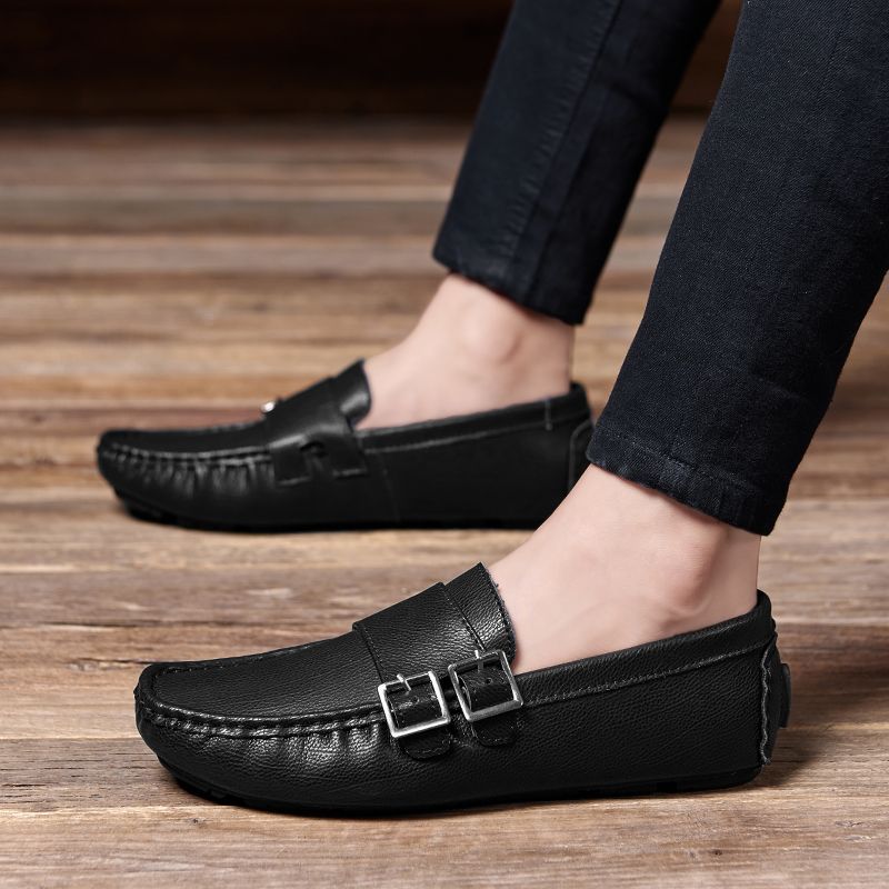 Luken Miesten Loafers-mekkokengät - Musta