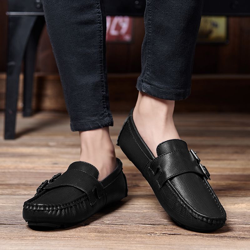 Luken Miesten Loafers-mekkokengät - Musta