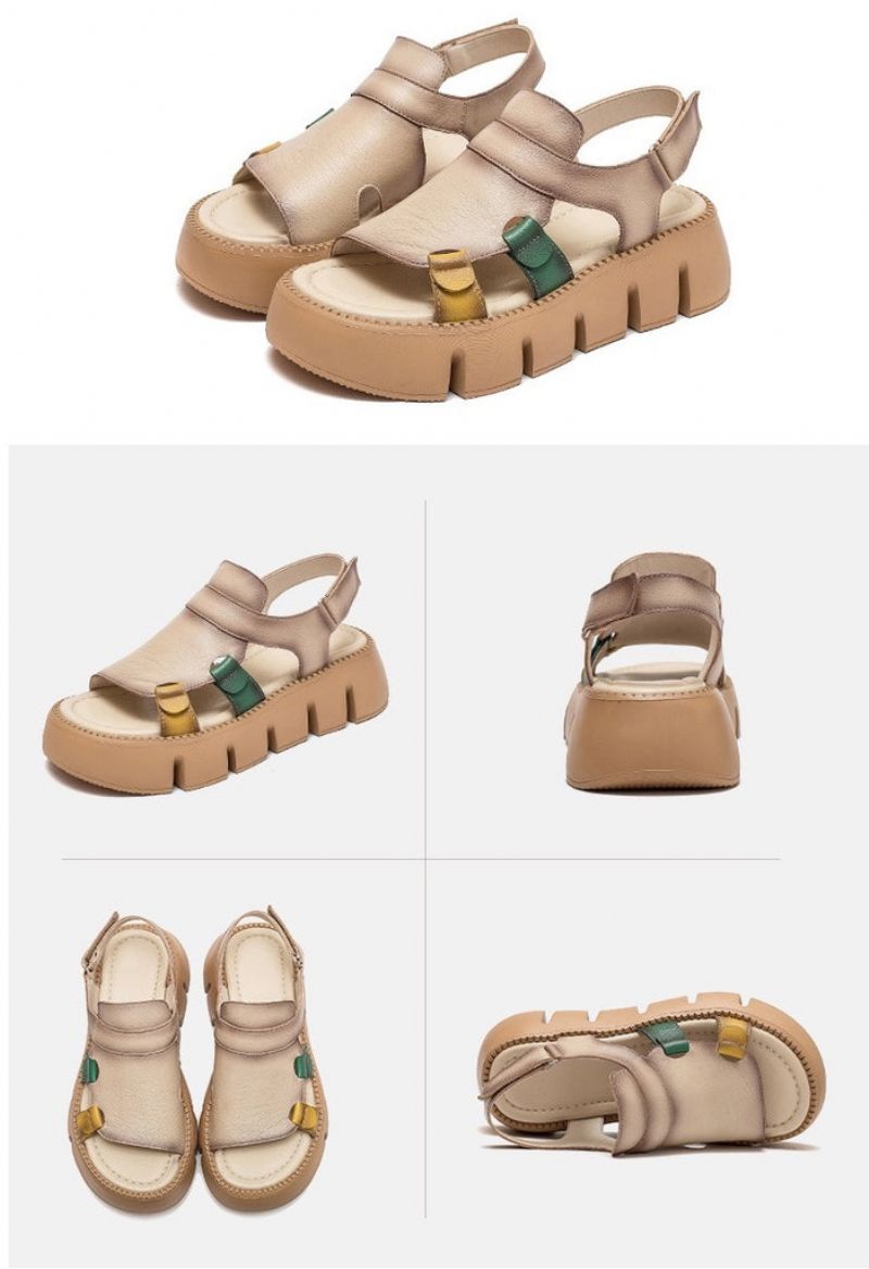 Luky Naisten Alustasandaalit - Beige