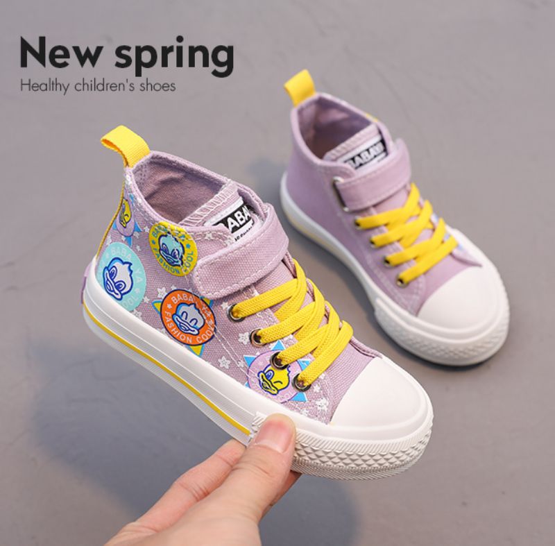 Luzmila Tyttöjen High Top Tennarit - Purppura