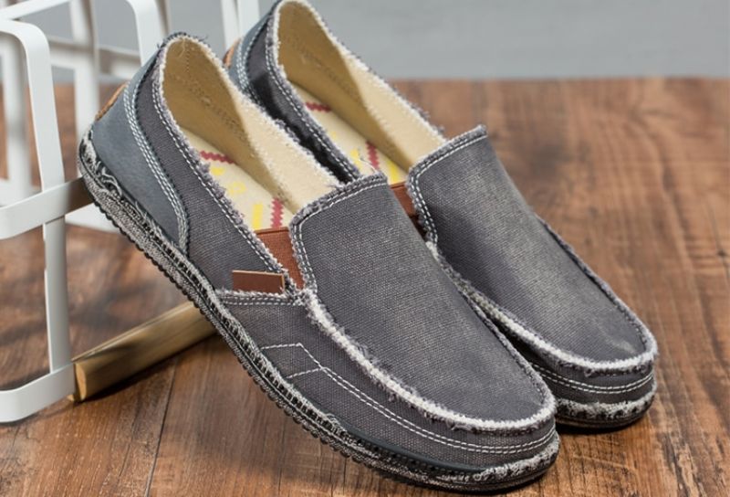 Macario Miesten Loafers Vapaa-ajan Kengät - Harmaa