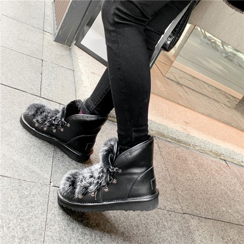 Madi Naisten Lämpimät Talvisaappaat - Musta