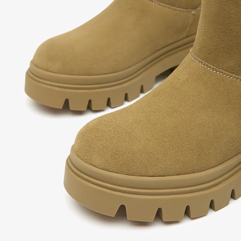 Malena Naisten Lämpimät Lumisaappaat - Khaki