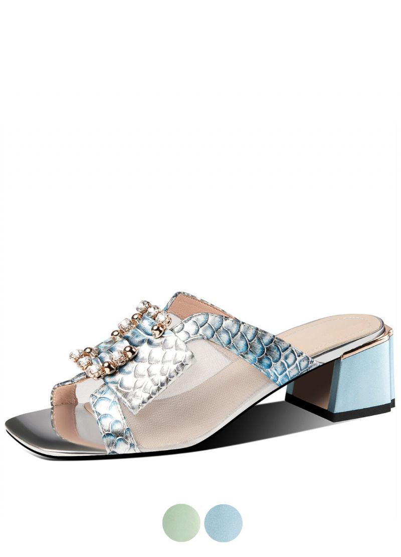 Malena Naisten Muoti Square Heels Sandaalit