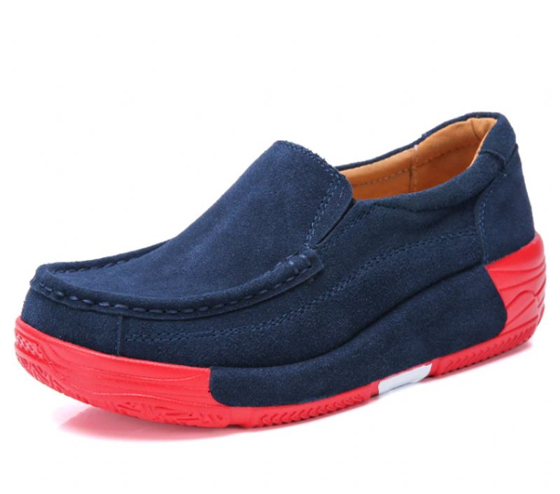 Marbella Naisten Platform Slip On Mustat Kengät - Musta