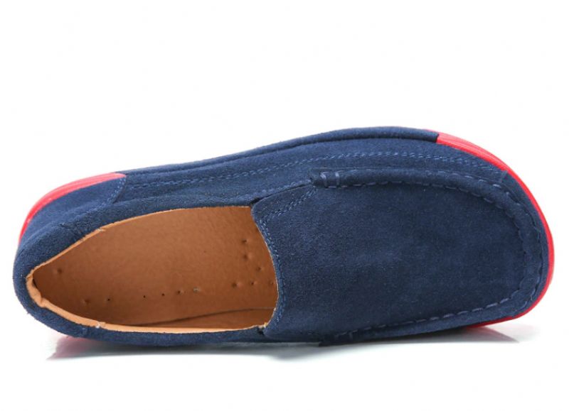 Marbella Naisten Platform Slip On Mustat Kengät - Musta