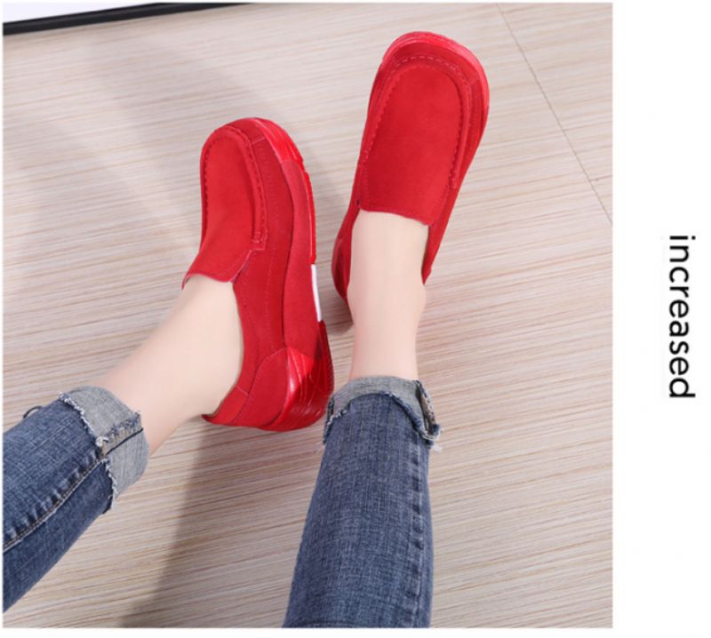 Marbella Naisten Platform Slip On Mustat Kengät - Musta
