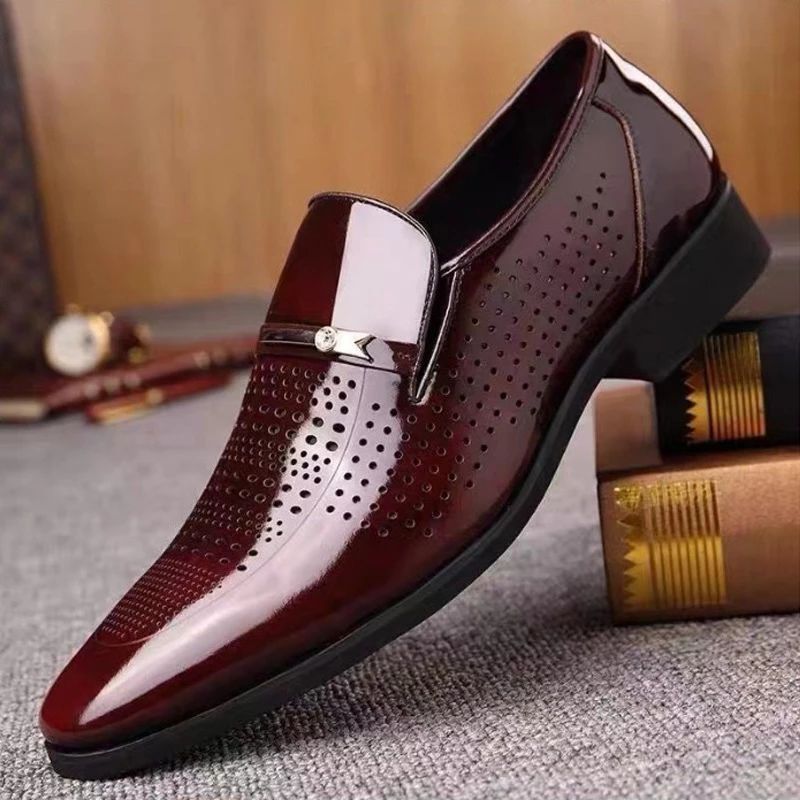 Marcus Miesten Loafer-mekkokengät - Black Hollow