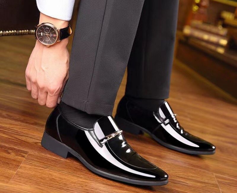Marcus Miesten Loafer-mekkokengät - Black Hollow