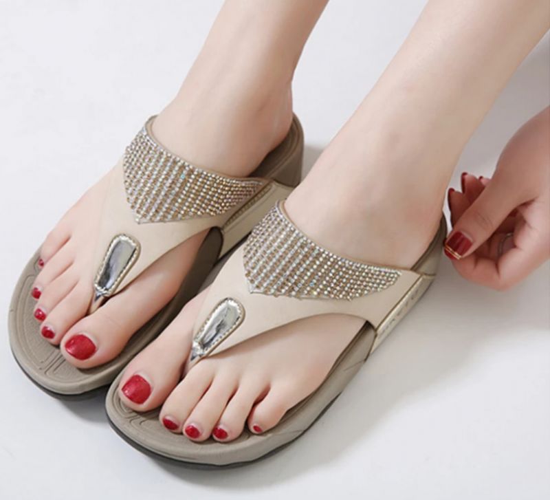 Mariola Naisten Tohvelit Flat Summer - Khaki