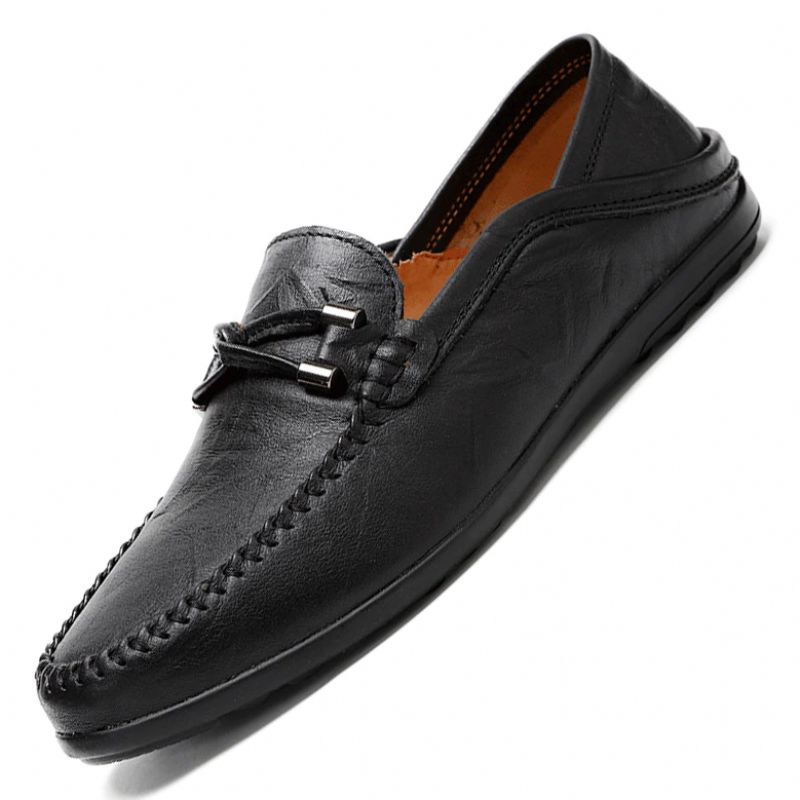 Melchor Miesten Loafers-mekkokengät - Musta