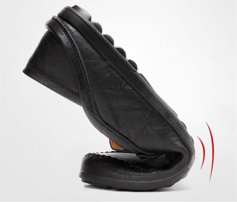 Melchor Miesten Loafers-mekkokengät - Musta