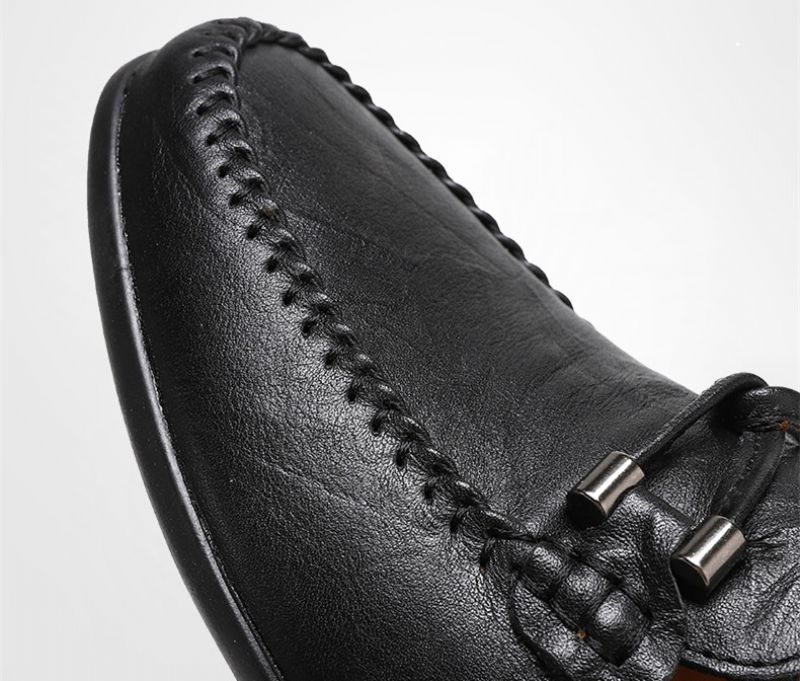 Melchor Miesten Loafers-mekkokengät - Musta