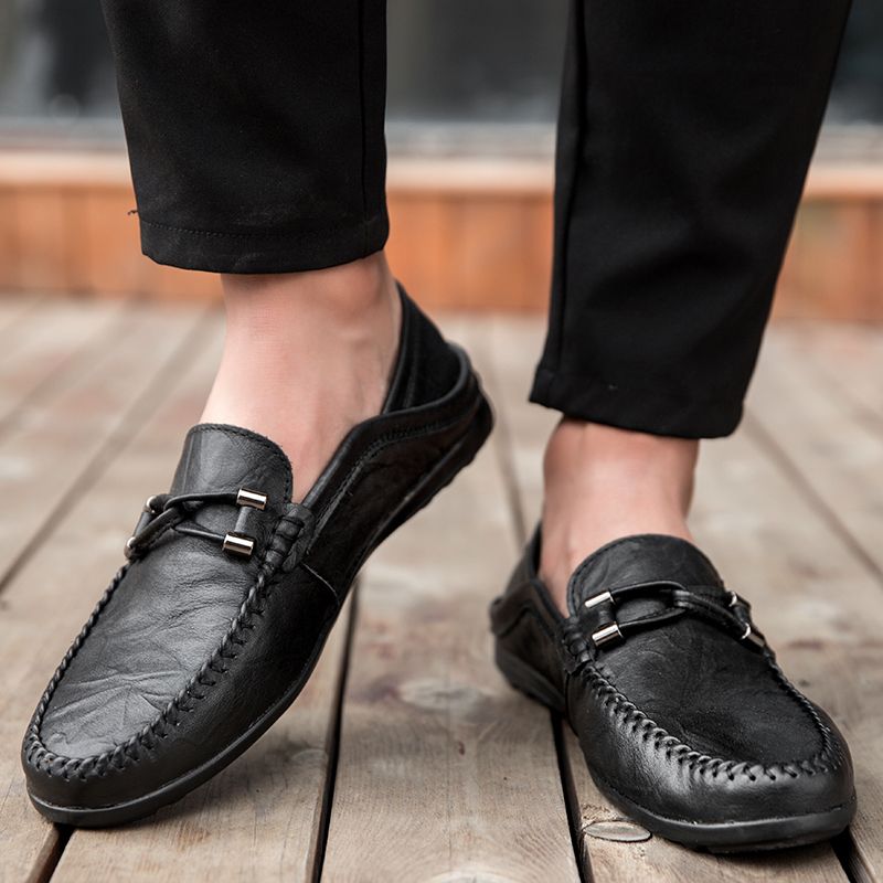 Melchor Miesten Loafers-mekkokengät - Musta