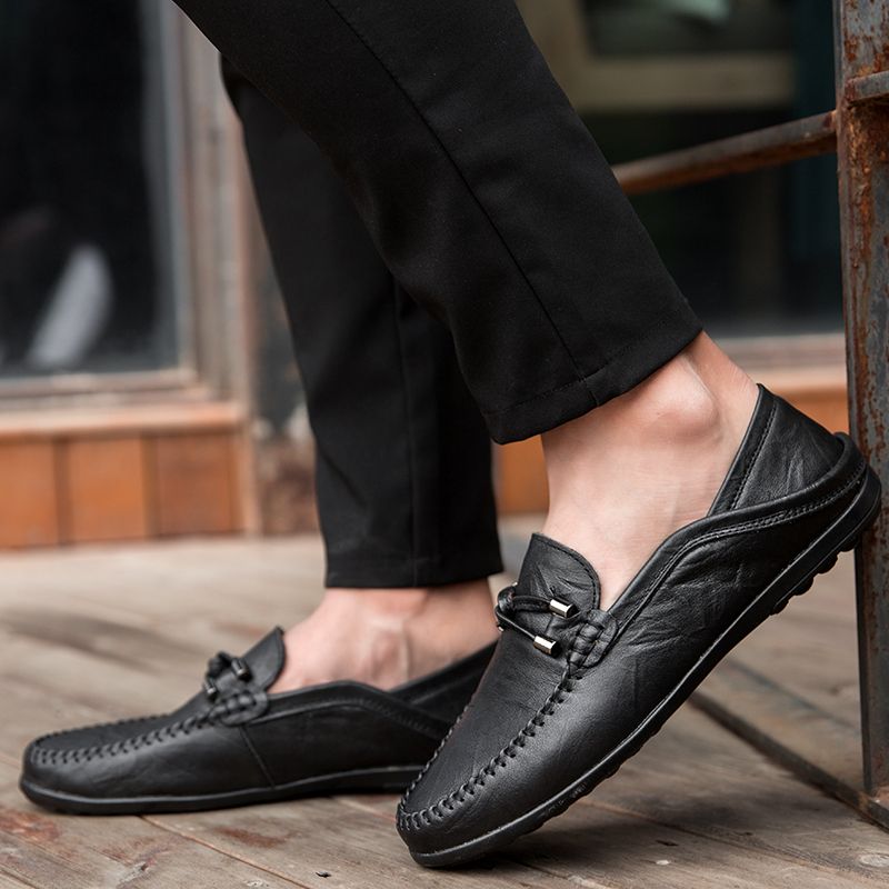Melchor Miesten Loafers-mekkokengät - Musta