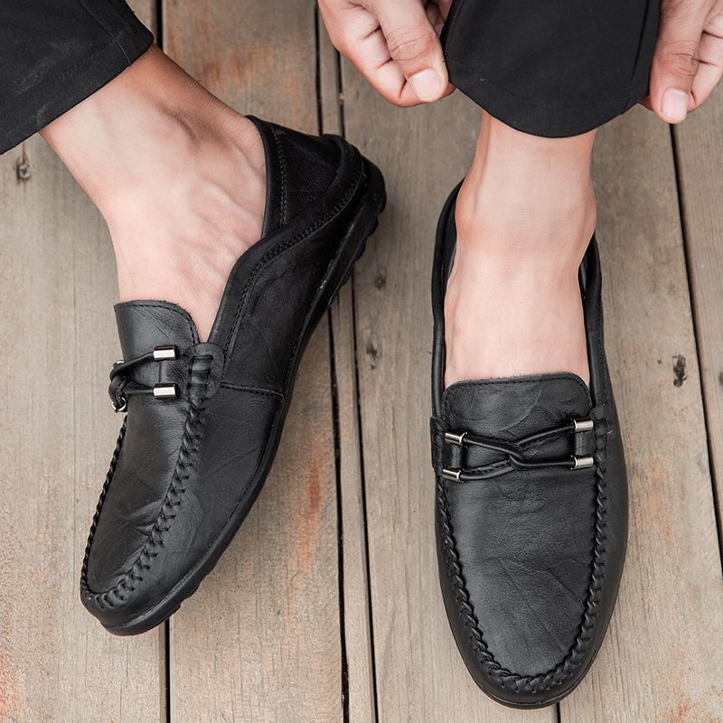 Melchor Miesten Loafers-mekkokengät - Musta