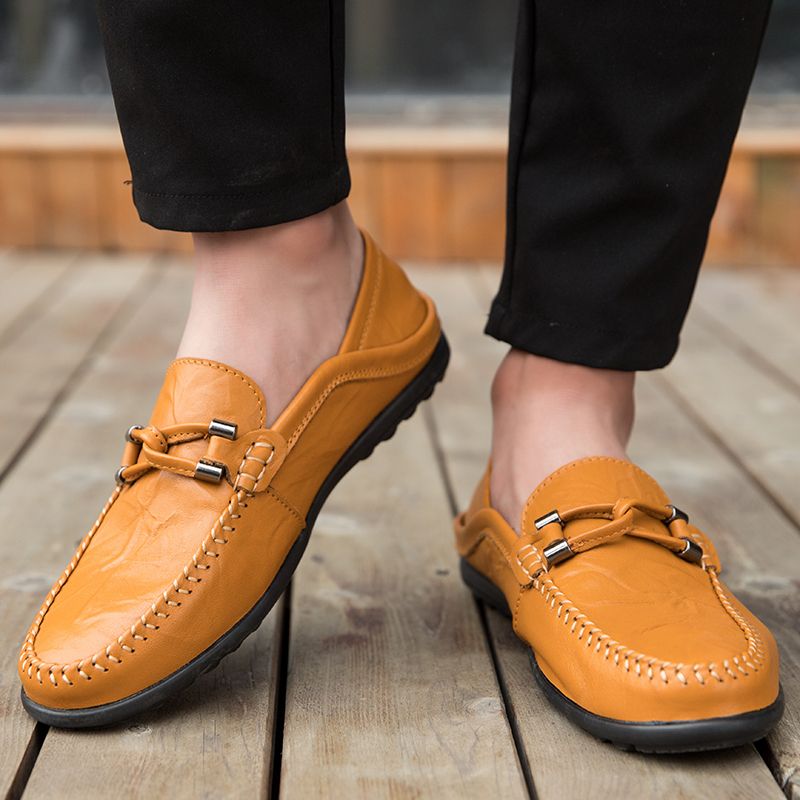 Melchor Miesten Loafers-mekkokengät - Musta