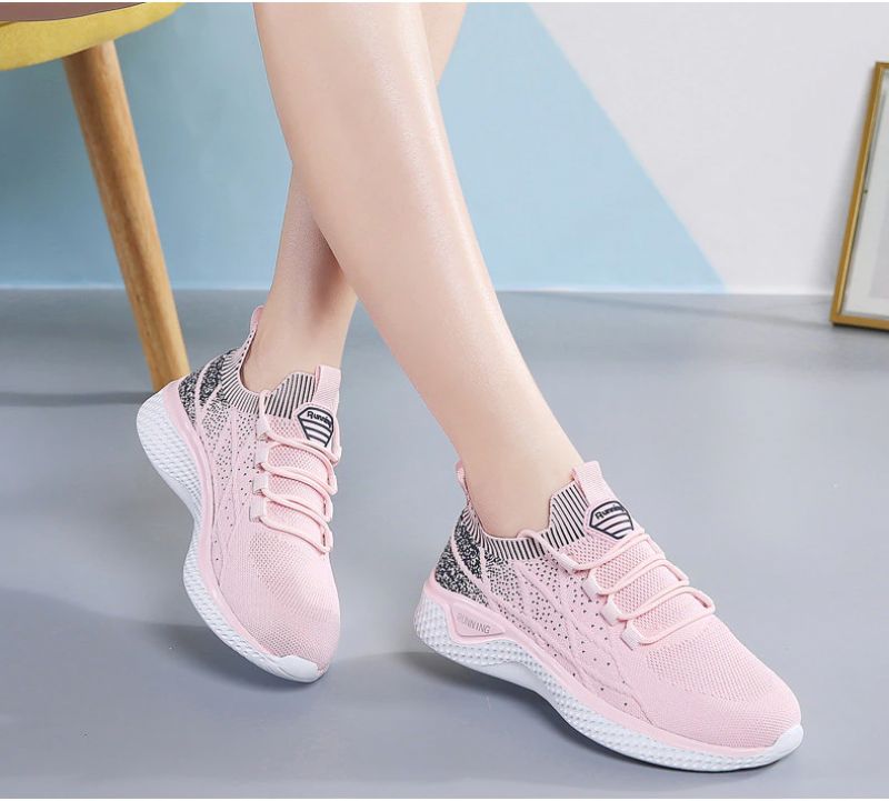 Melgen Naisten Sneaker Mukava Nauhanauha - Pinkki