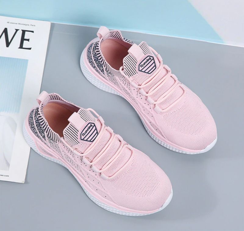 Melgen Naisten Sneaker Mukava Nauhanauha - Pinkki