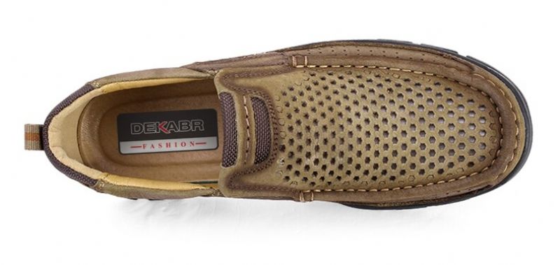 Menphis Miesten Loafers Vapaa-ajan Kengät - Khaki