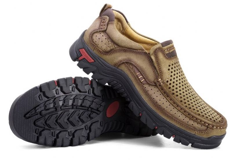 Menphis Miesten Loafers Vapaa-ajan Kengät - Khaki