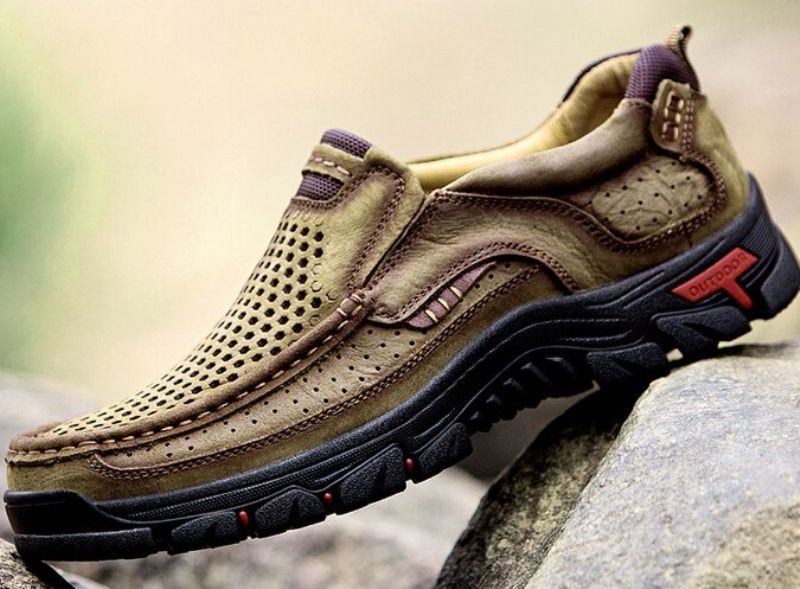Menphis Miesten Loafers Vapaa-ajan Kengät - Khaki