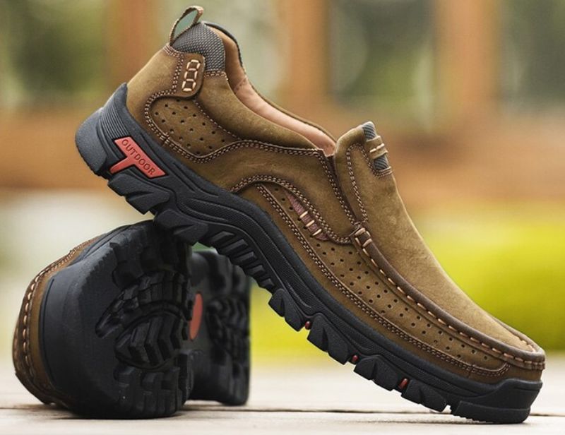 Menphis Miesten Loafers Vapaa-ajan Kengät - Khaki