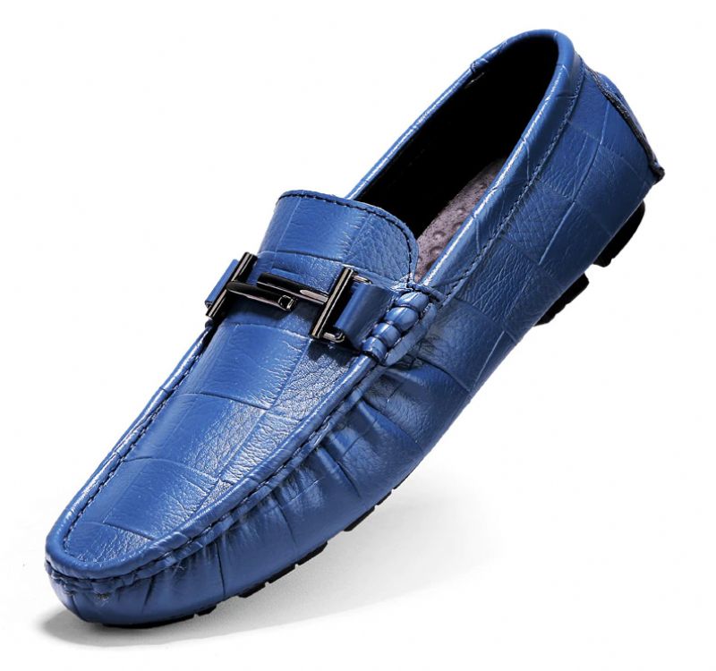 Methan Miesten Loafers -mekkokengät - Sininen
