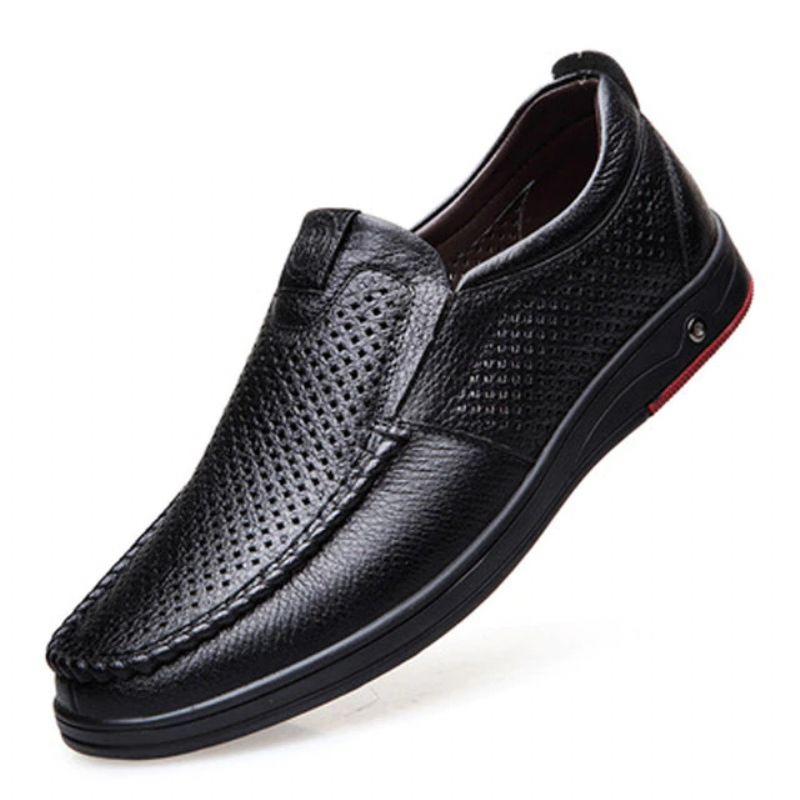Miesten Alevin Loafers -mekkokengät - Musta