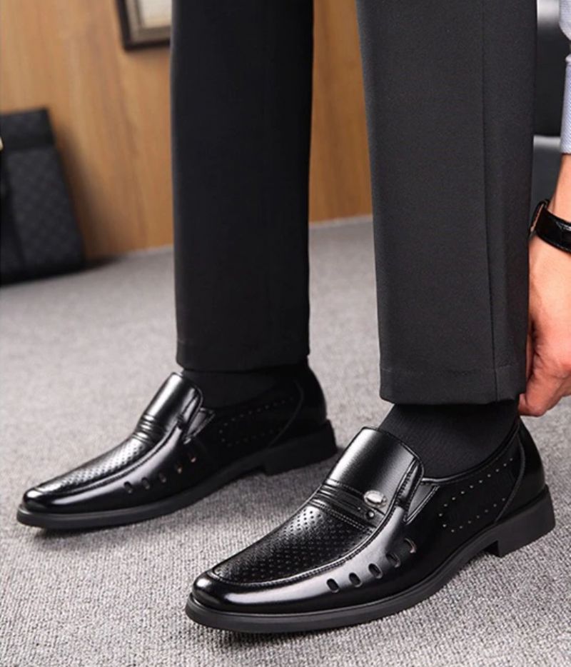 Miesten Averico Loafers -muotikengät - Musta