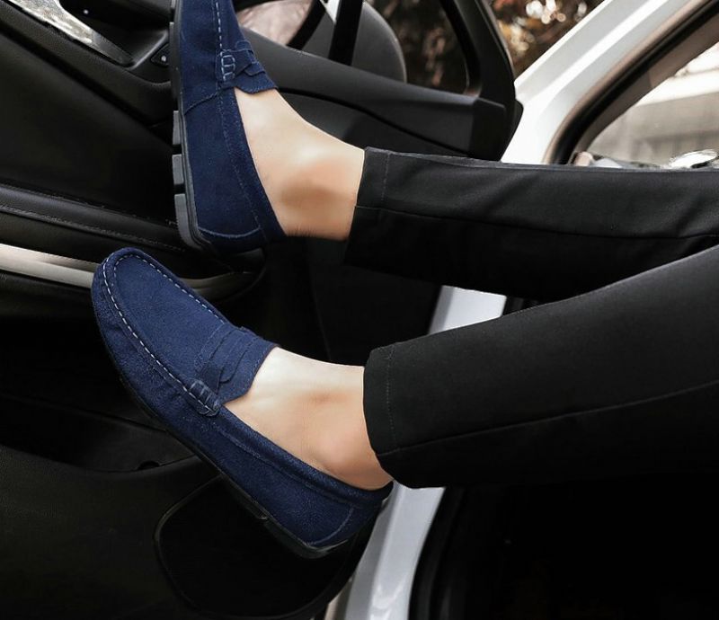 Miesten Buffon Loafers -kengät - Sininen