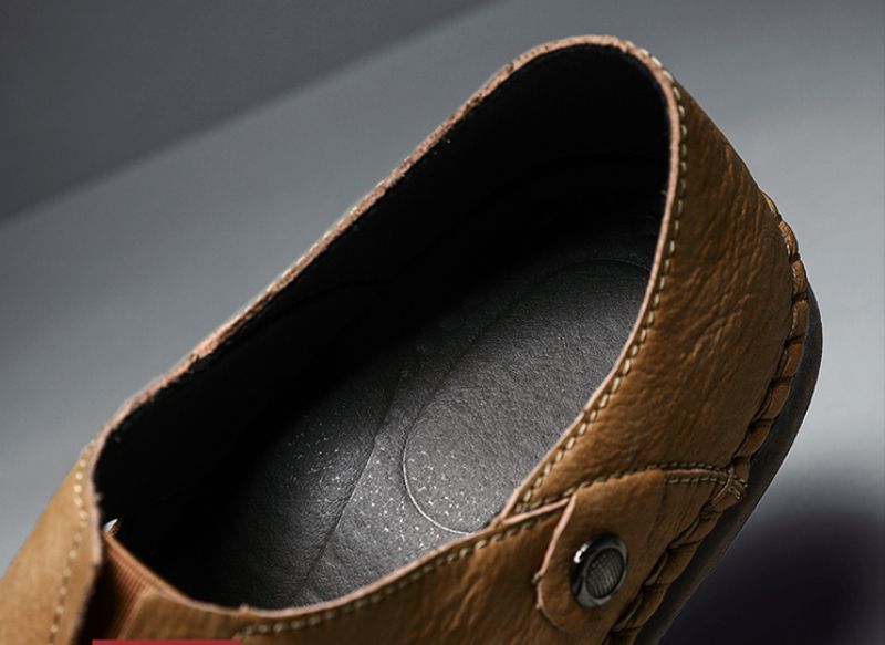 Miesten Didier Loafers Vapaa-ajan Kengät - Khaki