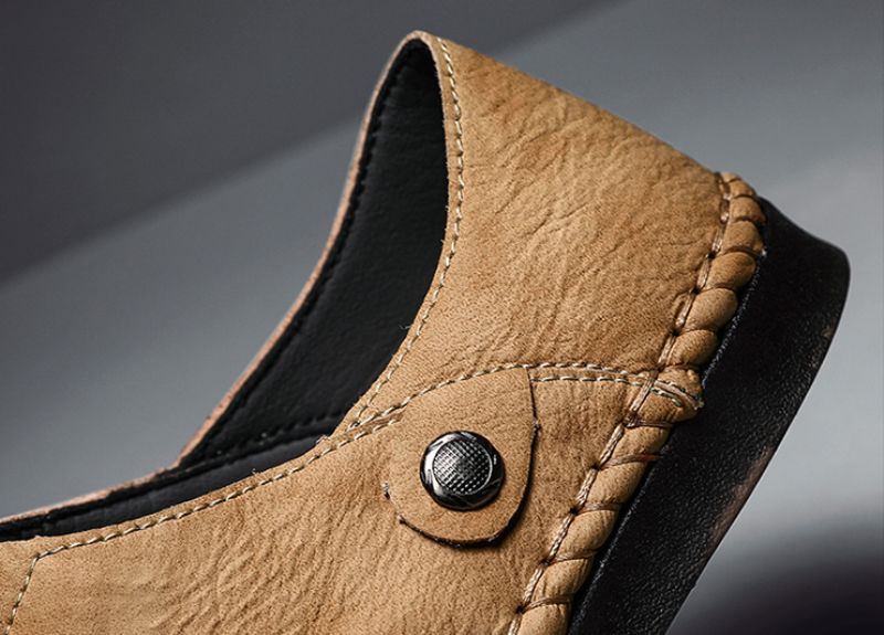 Miesten Didier Loafers Vapaa-ajan Kengät - Khaki