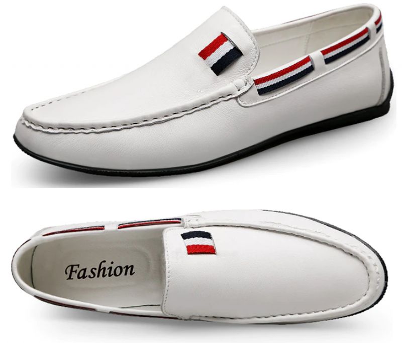 Miesten Emidio Loafer -kengät - Valkoinen