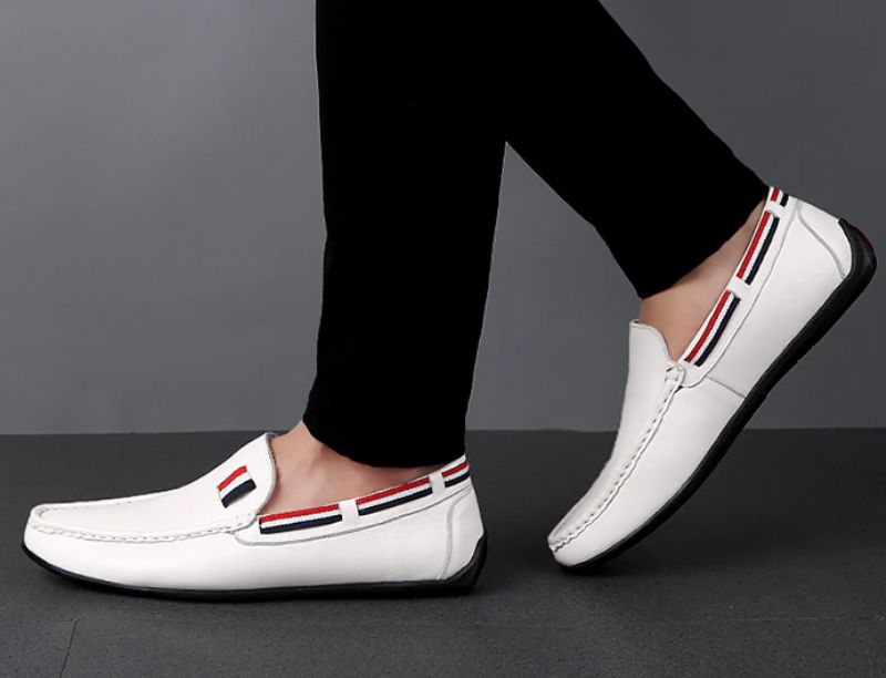 Miesten Emidio Loafer -kengät - Valkoinen