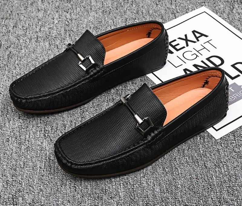 Miesten Iwobi Loafer Vapaa-ajan Kengät - Musta