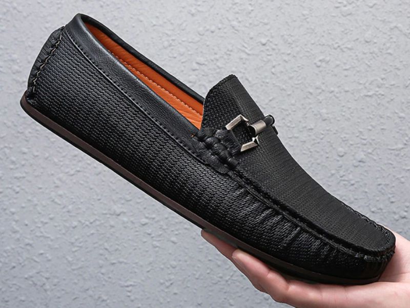 Miesten Iwobi Loafer Vapaa-ajan Kengät - Musta