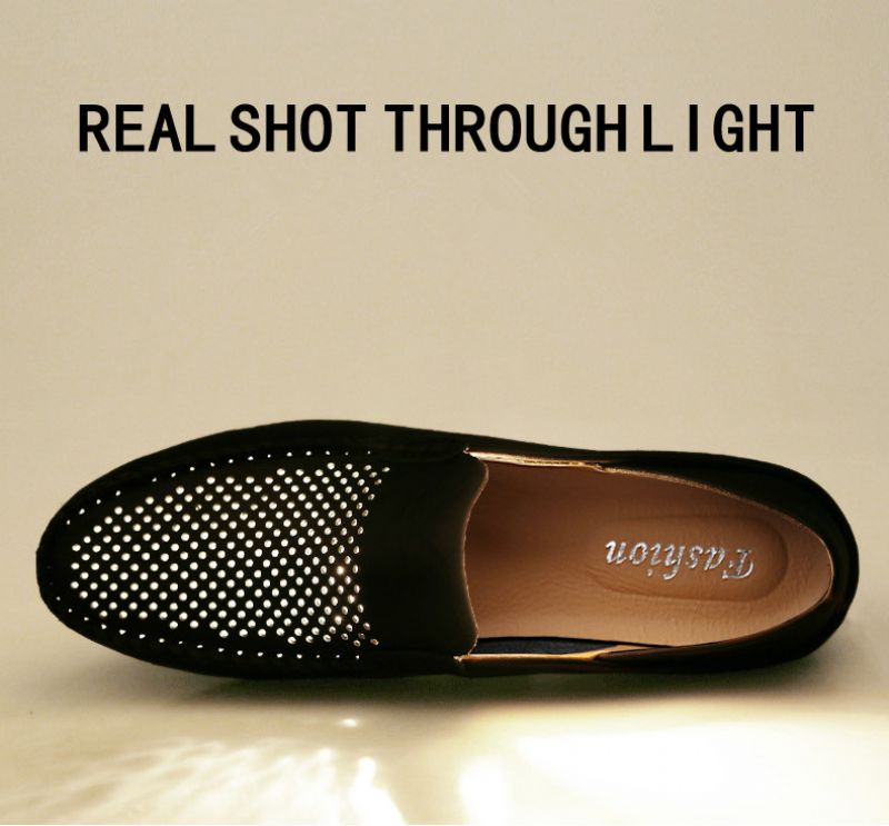 Miesten Jacinto Loafer Vapaa-ajan Kengät - Keltainen Hollow