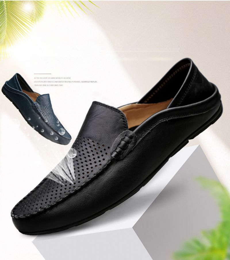 Miesten Jacinto Loafer Vapaa-ajan Kengät - Keltainen Hollow