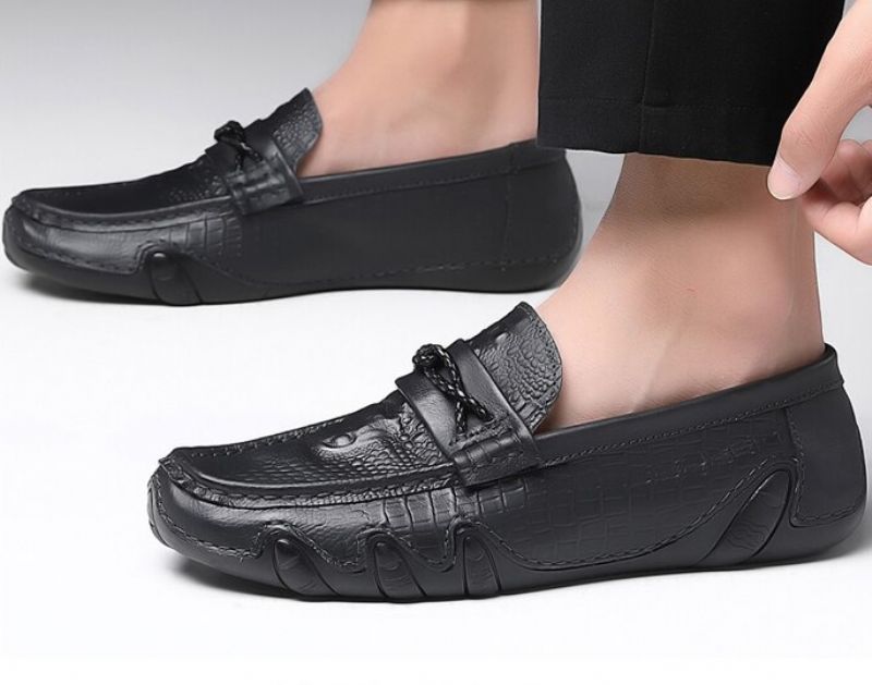 Miesten Kluiv Loafer -muotikengät - Punainen