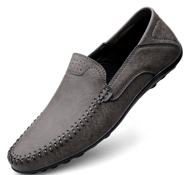 Miesten Landon Loafers -mekkokengät - Harmaa