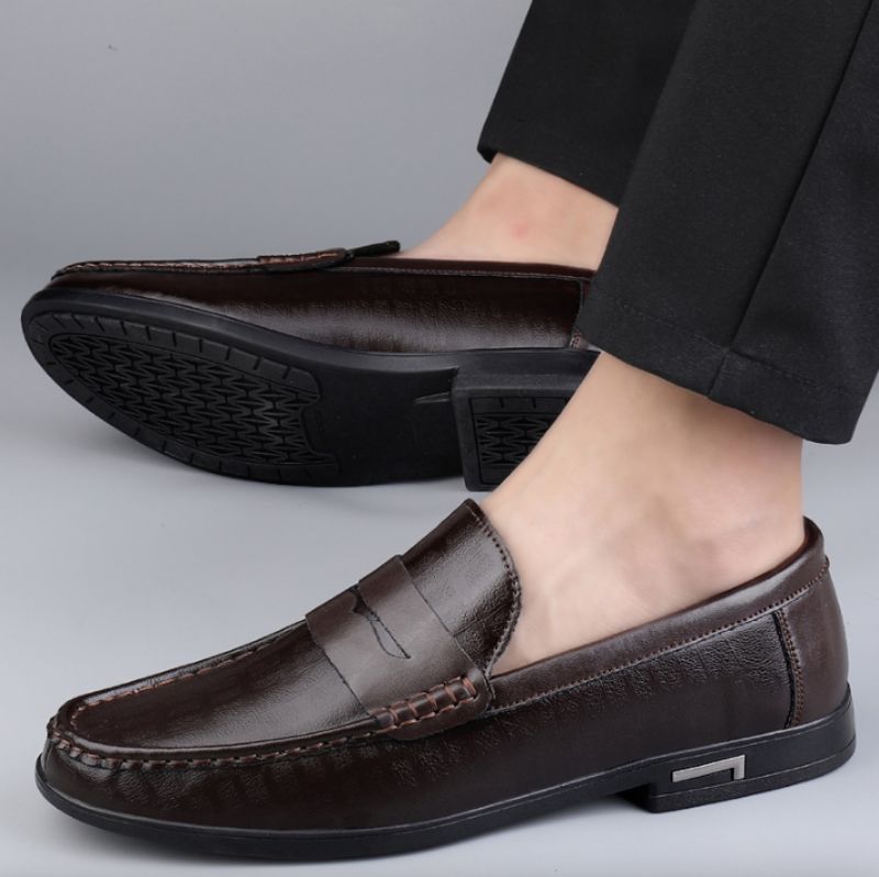 Miesten Leonel Loafer -kengät - Ruskea