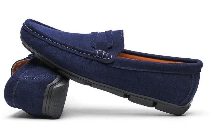 Miesten Moca Loafer-mekkokengät - Navy