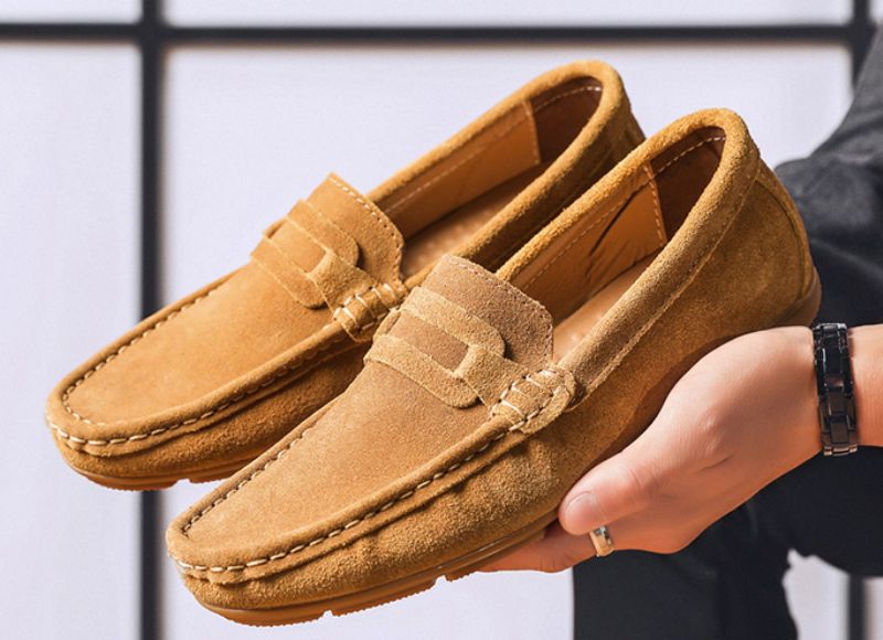 Miesten Moca Loafer-mekkokengät - Navy