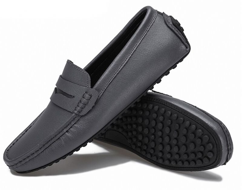 Miesten Mukavat Navas Loafers -kengät - Harmaa